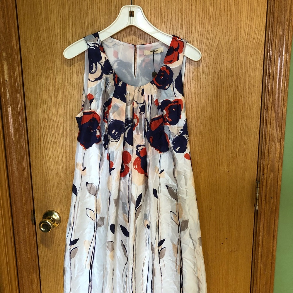 NWT Floral Sleeveless Dress